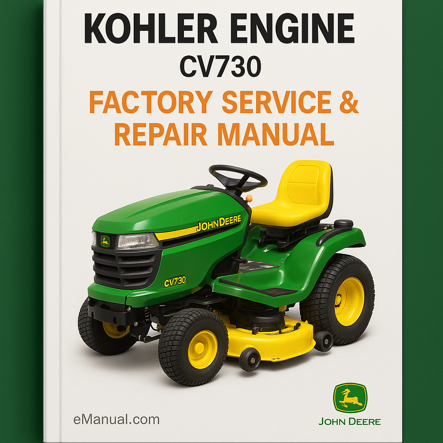 Kohler Engine CV730 Factory Service Repair Manual