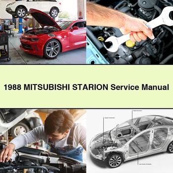 1988 Mitsubushi STARION Service Repair Manual PDF Download