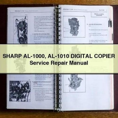 SHARP AL-1000 AL-1010 Digital COPIER Service Repair Manual PDF Download