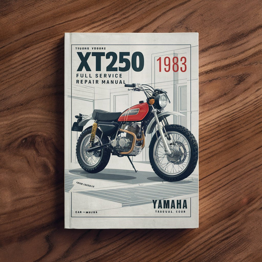 Yamaha Xt250 Xt 250 1983 Full Service Repair Manual