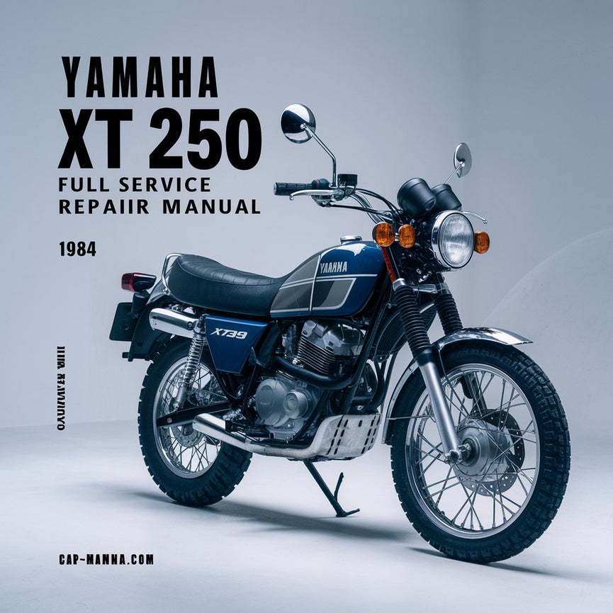 Yamaha Xt250 Xt 250 1984 Full Service Repair Manual