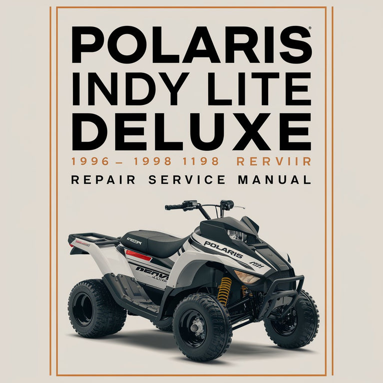 Polaris Indy Lite Deluxe 1996-1998 Repair Service Manual