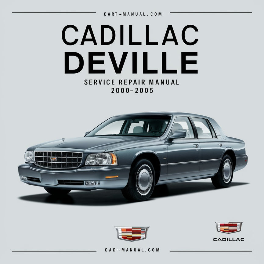 Cadillac Deville Service Repair Manual 2000-2005