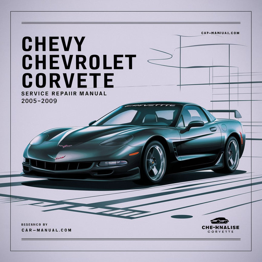 Manual de reparación de servicio Chevy Chevrolet Corvette 2005-2009 Descargar PDF