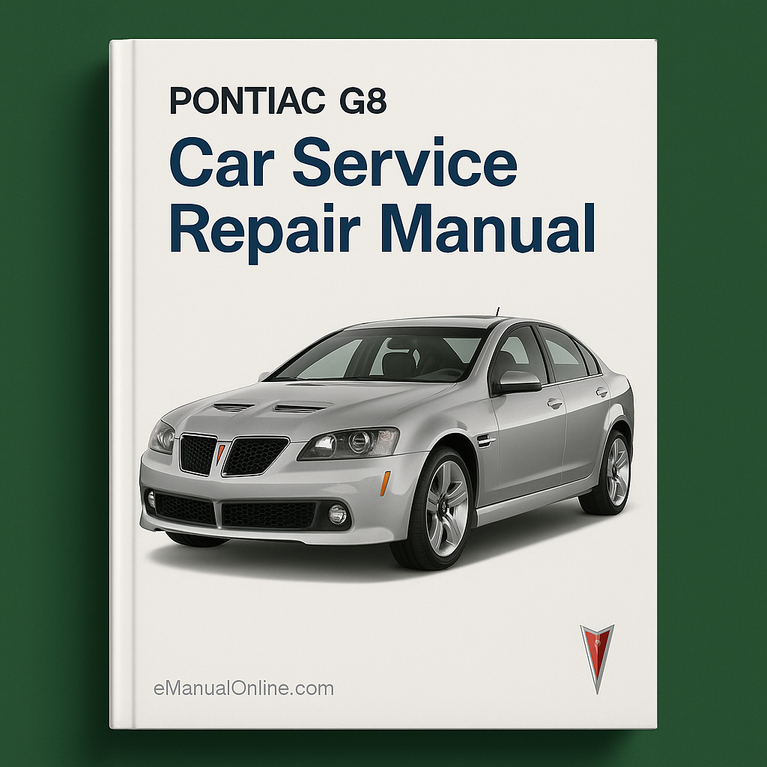 Pontiac G8 Service Repair Manual 2008-2009