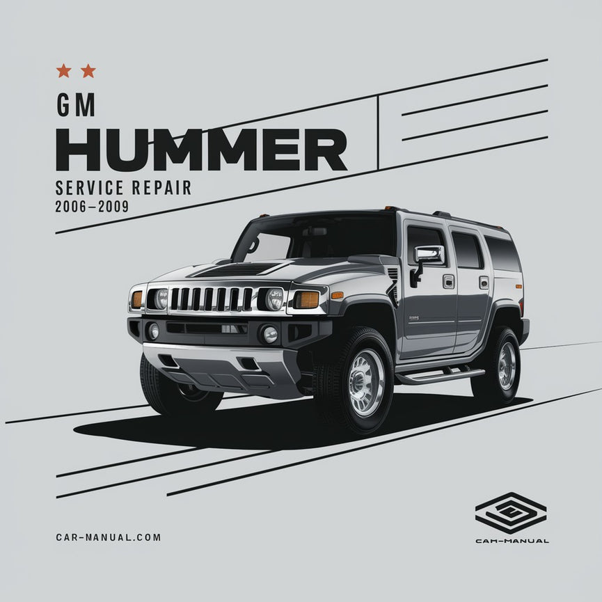 GM Hummer H3 Service Repair Manual 2006-2009 PDF Download