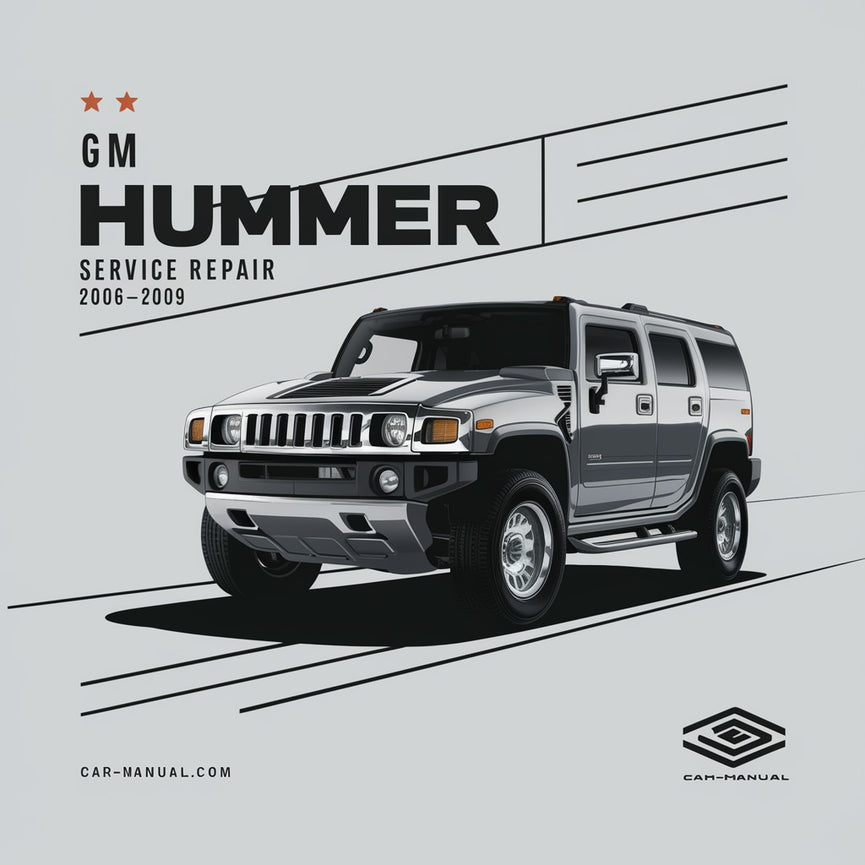 GM Hummer H3 Service-Reparaturhandbuch 2006-2009 PDF herunterladen