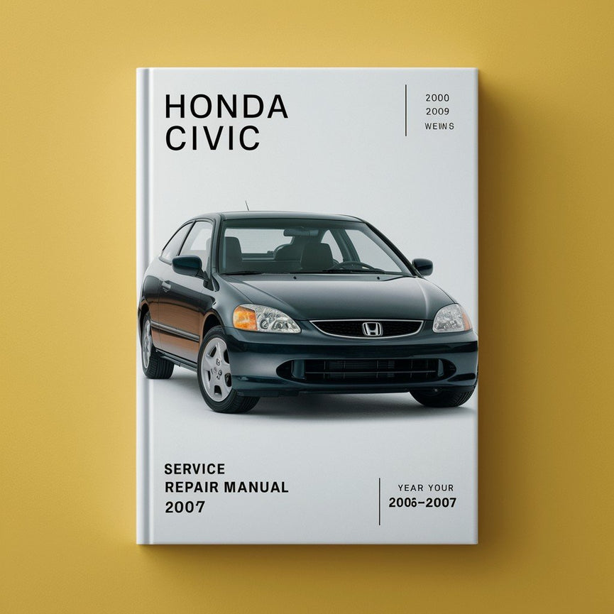 Manual de reparación de servicio Honda Civic 2006-2007