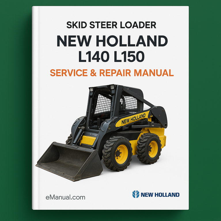 New Holland L140 L150 Skid Steer Loader Service Repair Manual