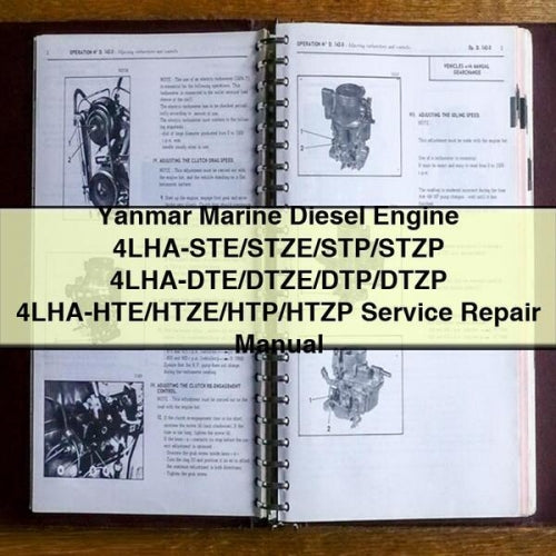 Yanmar Marine Diesel Engine 4LHA-STE/STZE/STP/STZP 4LHA-DTE/DTZE/DTP/DTZP 4LHA-HTE/HTZE/HTP/HTZP Service Repair Manual Download PDF