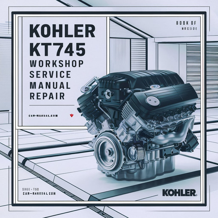 Kohler Engine KT745 Workshop Service Manual Repair