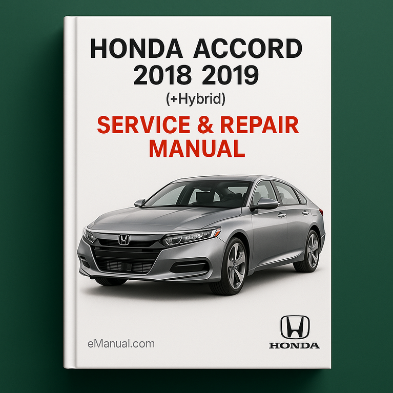 Honda Accord 2018 2019 (+Hybrid) Service Repair Manual