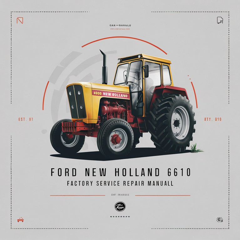 Ford New Holland 6610 Factory Service Repair Manual