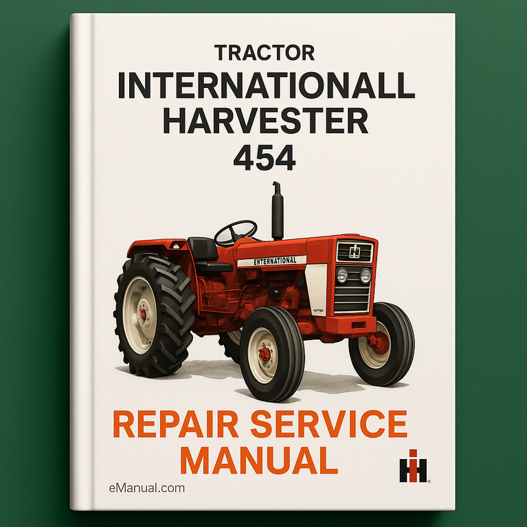 International Harvester Tractor 454 Repair Service Manual