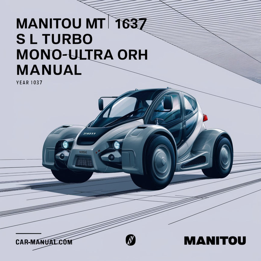 Manitou MT 1637 SL Turbo MONO-ULTRA ORH Parts Manual