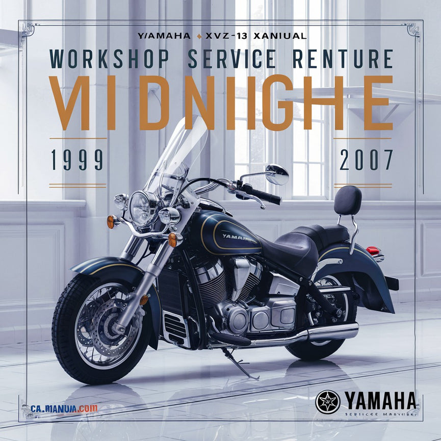 Yamaha XVZ13 XVZ1300 Royal Star Venture Midnight Motorrad Komplette Werkstatt Service Reparaturhandbuch 1999 2000 2001 2002 2003 2004 2005 2006 2007 PDF Download