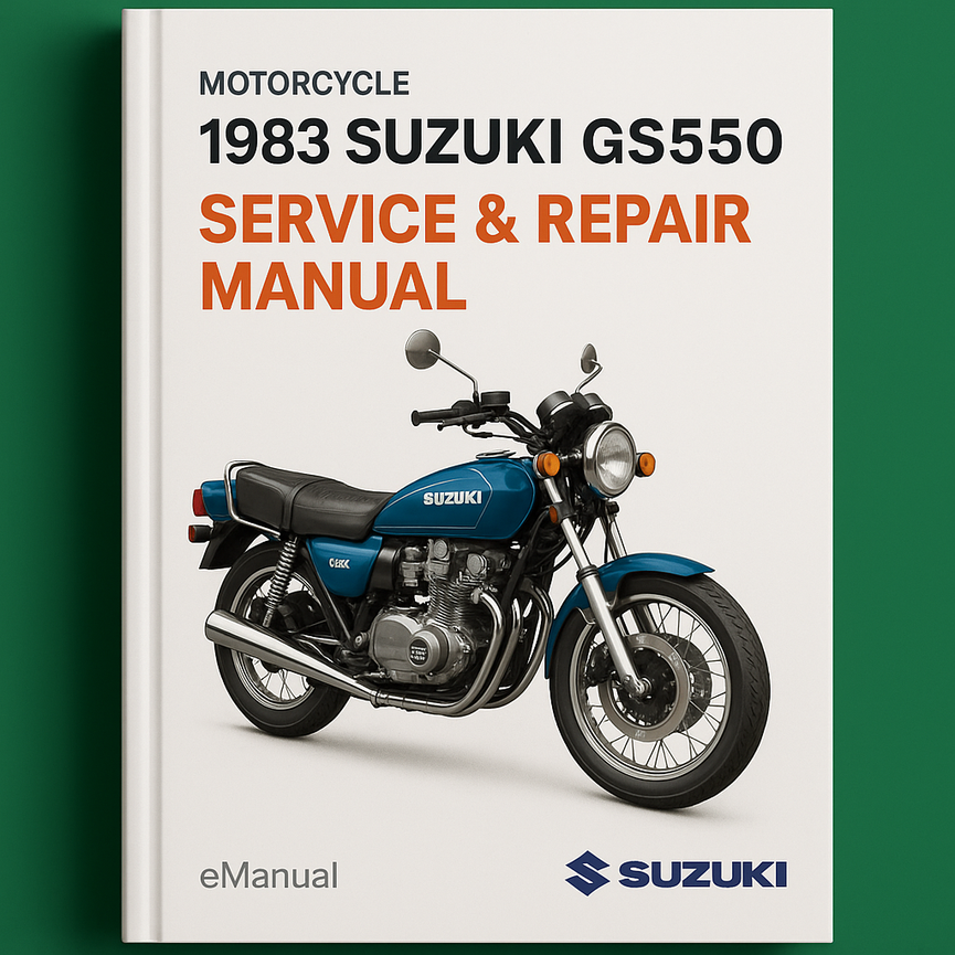 1983 Suzuki GS550 Motorcycle Service Repair Manual