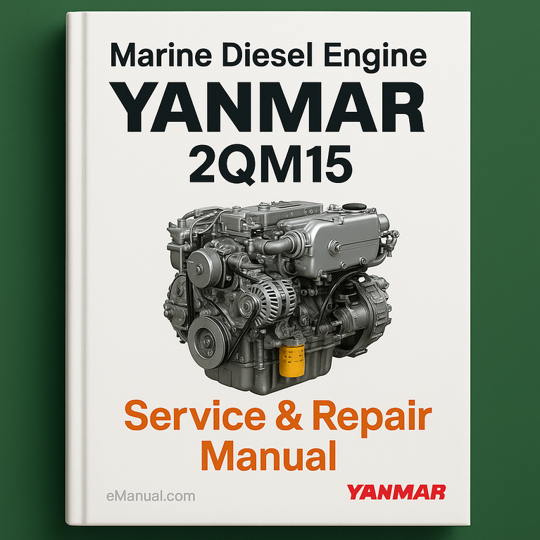 Wartungs- und Reparaturhandbuch für Schiffsdieselmotoren Yanmar 2QM15 (PDF-Download)