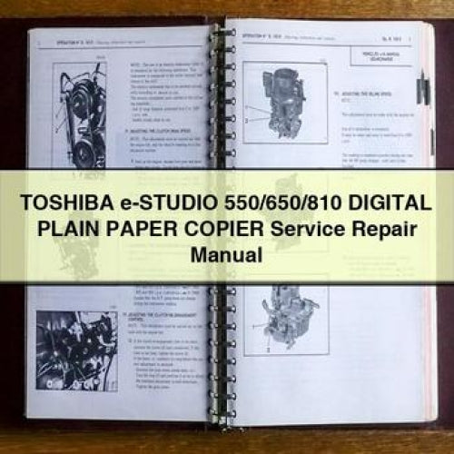 TOSHIBA e-STUDIO 550/650/810 Digital PLAIN PAPER COPIER Service Repair Manual PDF Download