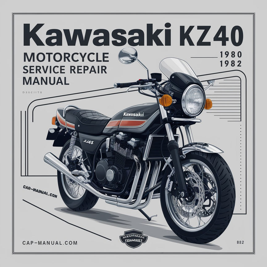 Kawasaki KZ440 Motorcycle Service Repair Manual 1980-1982