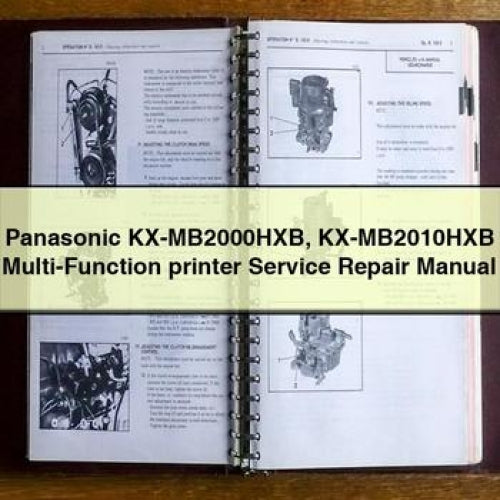 Panasonic KX-MB2000HXB KX-MB2010HXB Multi-Function printer Service Repair Manual PDF Download