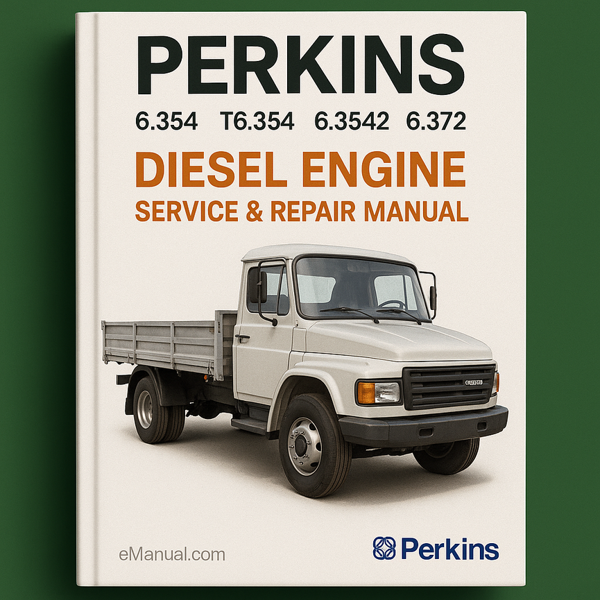Perkins 6.354 T6.354 6.3542 6.372 Diesel Engine Service Repair Manual