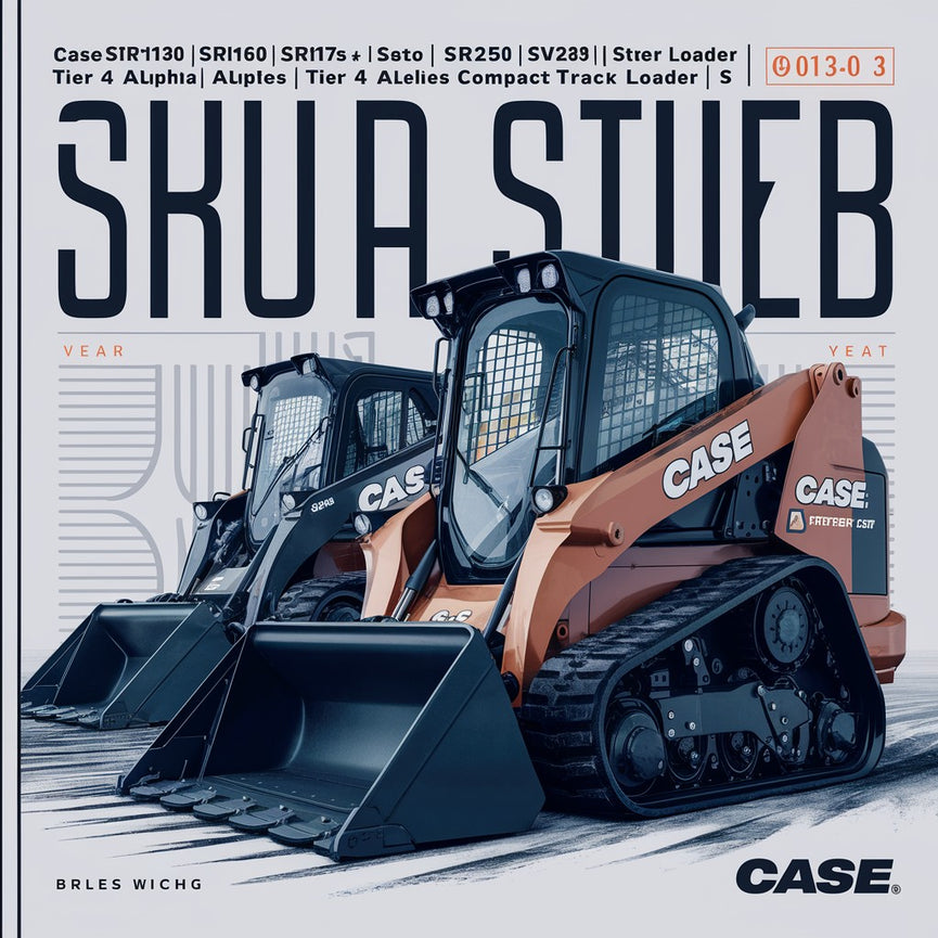 Case SR130/SR160/SR175/SV185/SR220/SR250/SV250/SV300 Tier 4 Alpha Series Skid Steer Loader TR320 /TV380 Tier 4 Alpha Series Compact Track Loader S