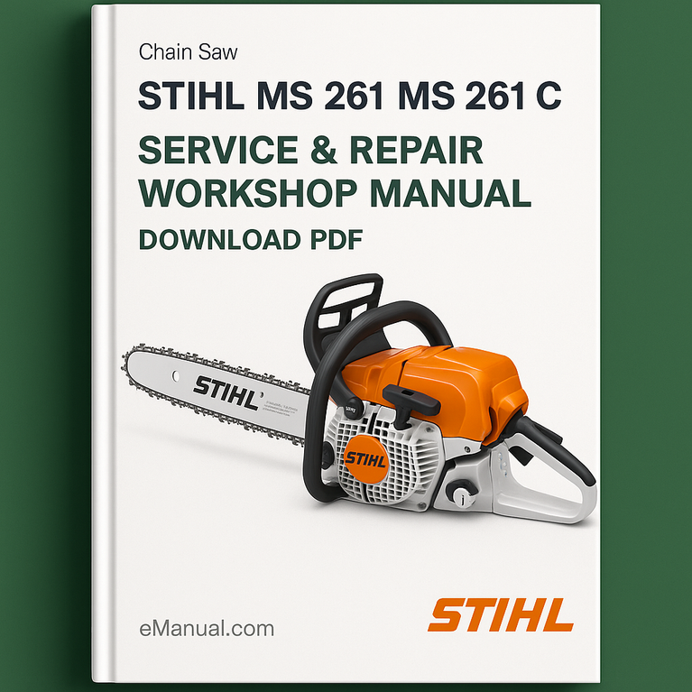 Stihl MS 261 MS 261 C Service Repair Workshop Manual Download PDF