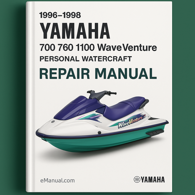1996-1998 Yamaha 700 760 1100 WaveVenture Personal Watercraft Repair Manual