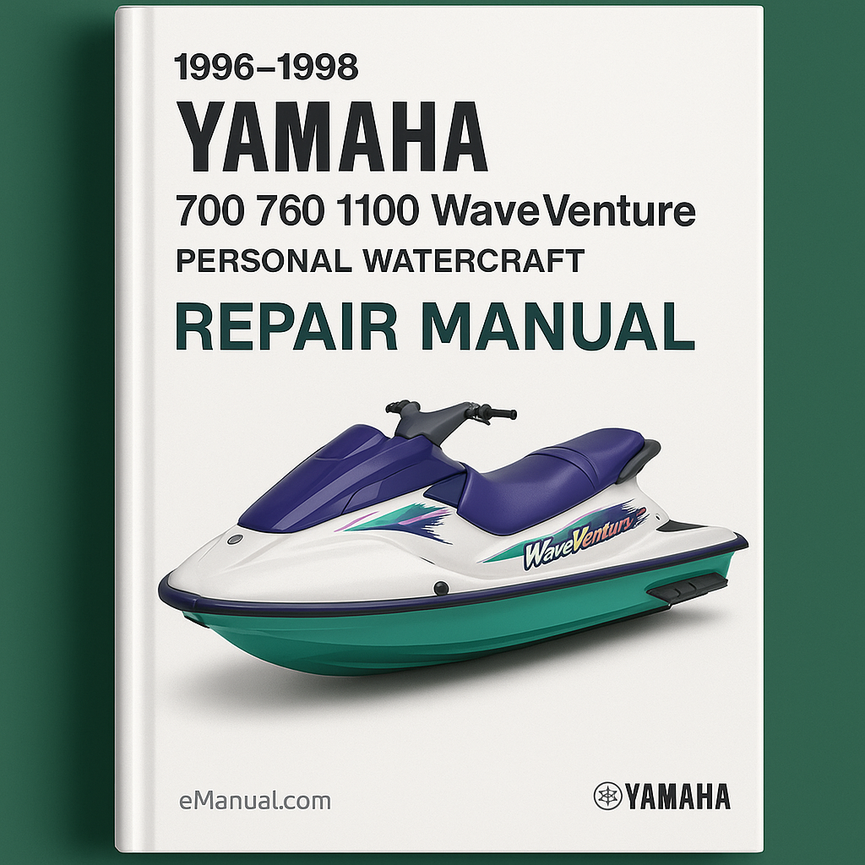 1996-1998 Yamaha 700 760 1100 WaveVenture Personal Watercraft Repair Manual