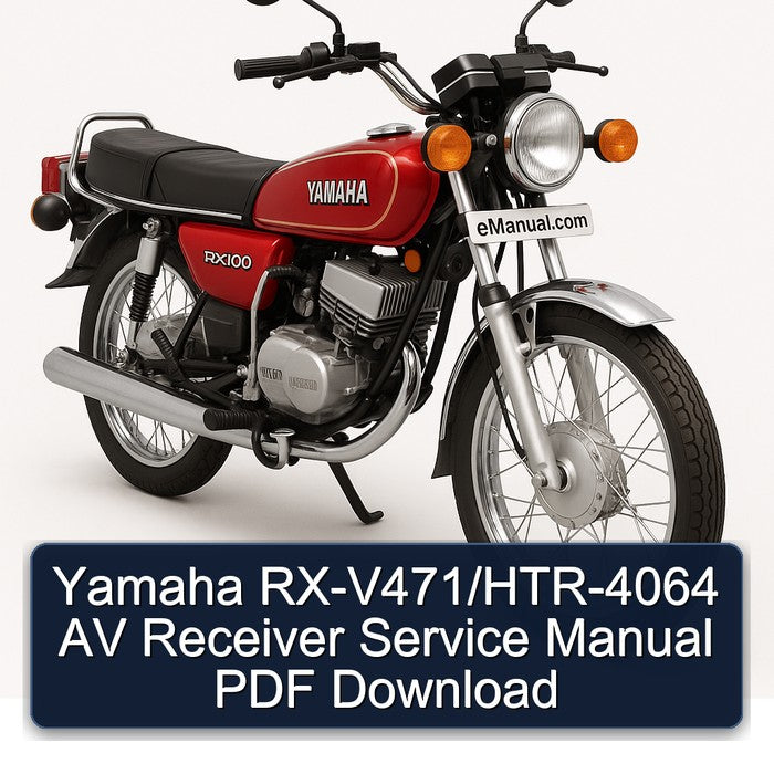 Yamaha RX Models Rx-v471/htr-4064 AV Receiver Service Repair Workshop Manual PDF