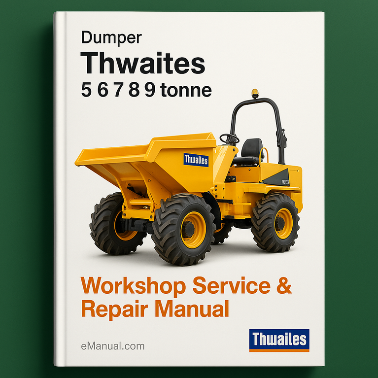 Thwaites 5 6 7 8 9 tonne ton dumper Workshop Service Repair Manual