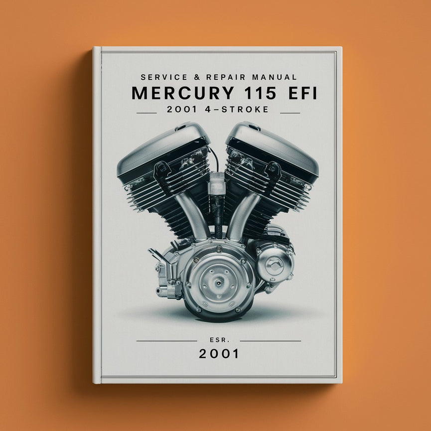 Manual de servicio y reparación Mercury 115 EFI 2001 4 tiempos