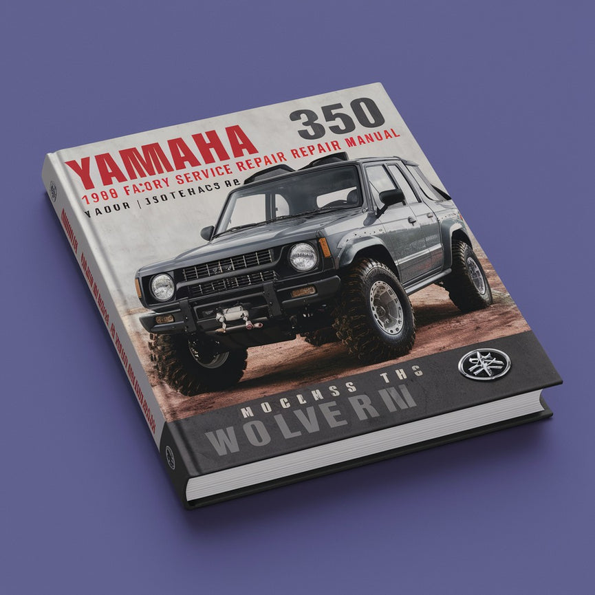 Yamaha Wolverine 350 1996 Factory Service Repair Manual PDF Download