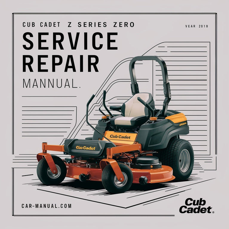 Cub Cadet Z Series Zero Turn Service Repair Manual