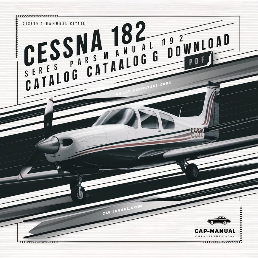 CESSNA 182 Series Parts Manual Catalog  1962-1972