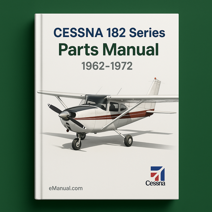 CESSNA 182 Series Parts Manual Catalog 1962-1972