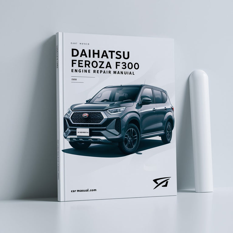 Manual de reparación del motor Daihatsu Feroza F300 HD Descargar PDF