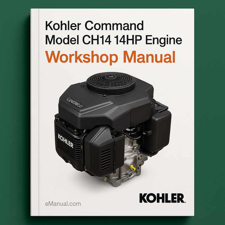 Kohler Command Model CH14 14HP Engine Workshop Manual