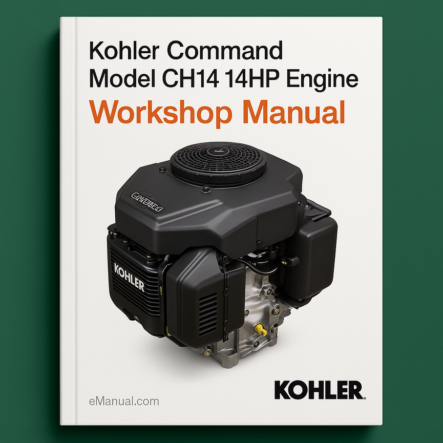 Kohler Command Model CH14 14HP Engine Workshop Manual
