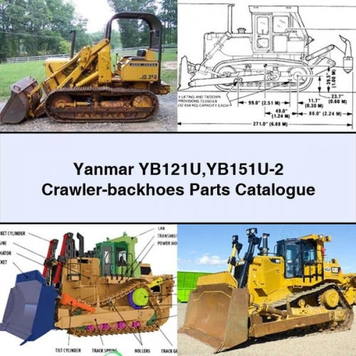 Yanmar YB121U YB151U-2 Crawler-backhoes Parts Catalogue