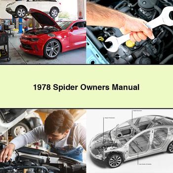 1978 Spider Owners Manual PDF Download
