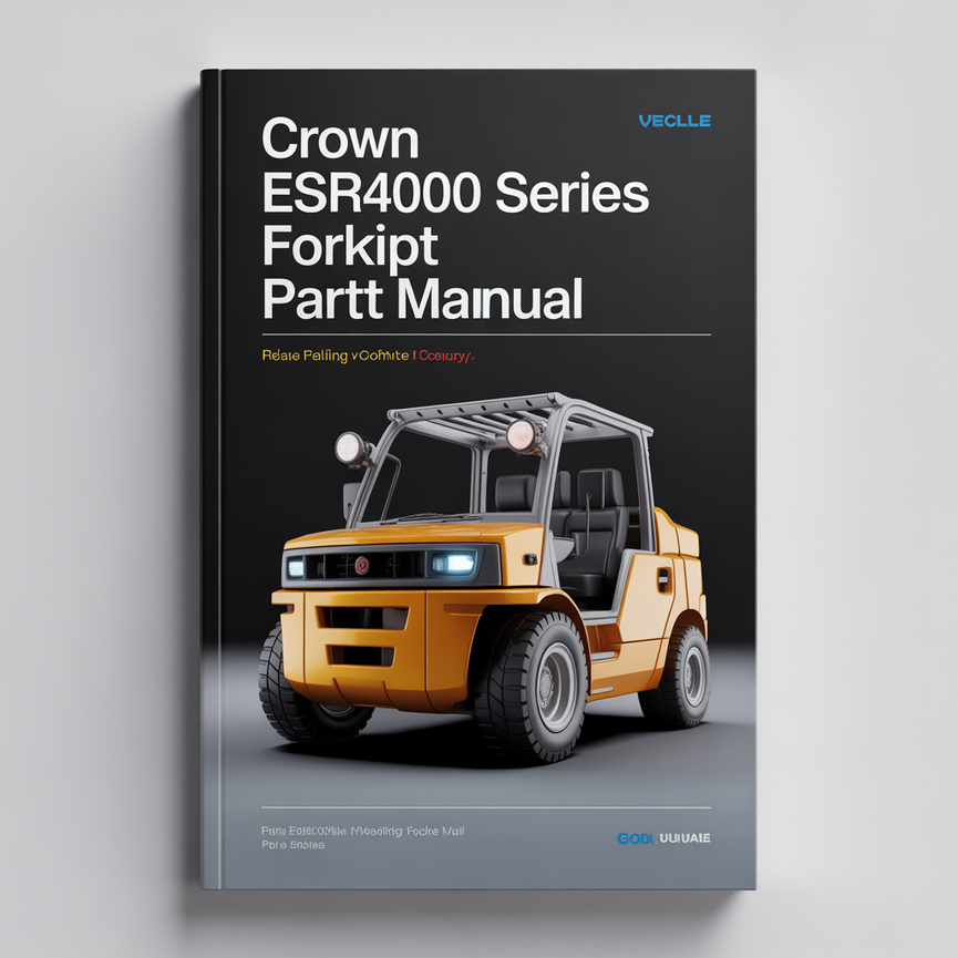 CROWN ESR4000 Series Forklift Parts Manual