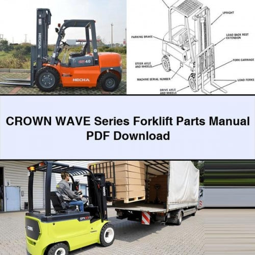 CROWN WAVE Series Forklift Parts Manual PDF Download