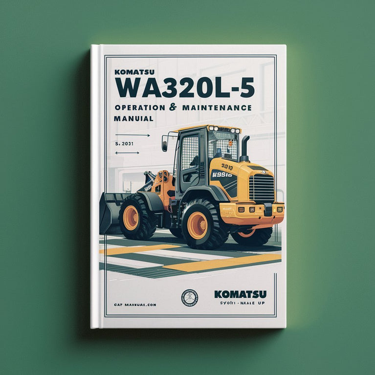 Komatsu WA320L-5 Wheel Loader Operation & Maintenance Manual (S/N: 60001 and up) PDF Download