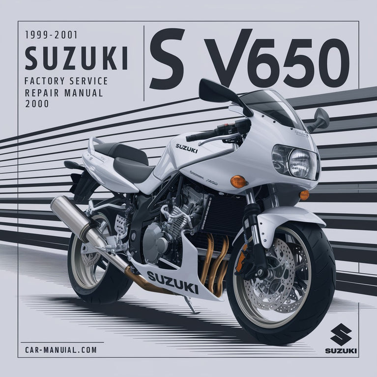 1999-2001 Suzuki SV650 Factory Service Repair Manual 2000