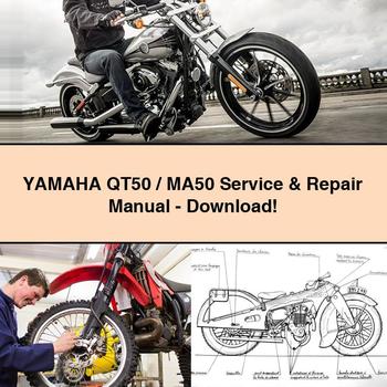 Manual de servicio y reparación Yamaha QT50 / MA50 - Descargar PDF