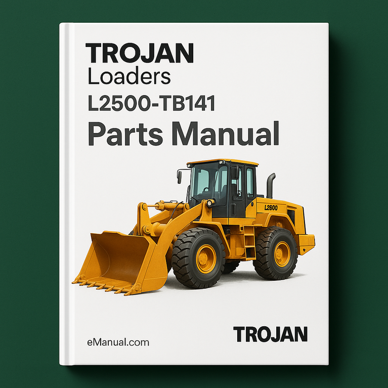 TROJAN LoaderS L2500-TB141 Parts Manual