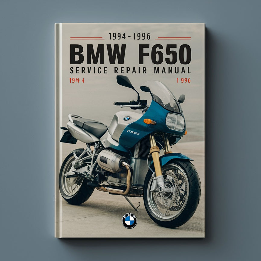 1994 1995 1996 BMW F650 Service Repair Manual PDF Download