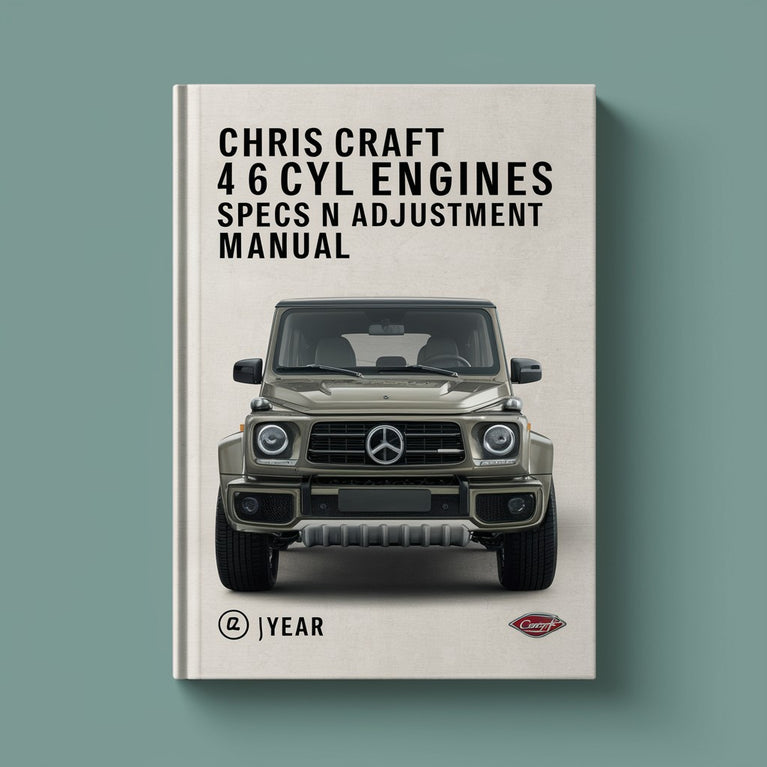 Chris Craft 4 6 cyl engines specs n adjustment Manual PDF Download